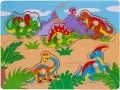 Dinozaury. Układanka drewniana - tantis.pl