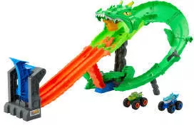 Hot Wheels Monster Trucks Smoczy Wyścig 2 autka - tantis.pl