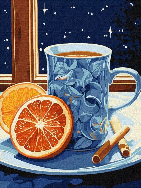 Malowanie po numerach. Pachnąca kombinacja 30x30cm - tantis.pl