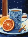 Malowanie po numerach. Pachnąca kombinacja 30x30cm - tantis.pl