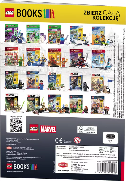 Lego Avengers. Falcon. Droga do Kapitana Ameryki - tantis.pl