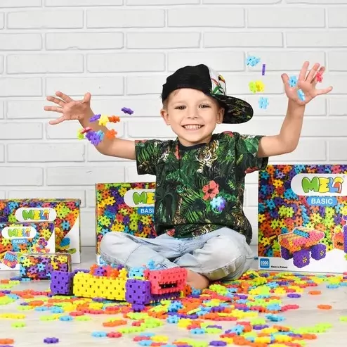 Klocki Basic. 600 elementów. Constructor - tantis.pl