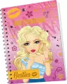 KOLONOTES Z GUM A5/50K LIN BESTIES ROZ - tantis.pl