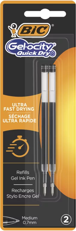Wkład BIC Gel-ocity Quick Dry czarny blister - tantis.pl