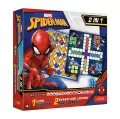 Gra 2w1 Chińczyk/Węże i drabiny Spider-Man - tantis.pl