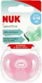 NUK. Sensitive. Smoczek. 6-18 miesięcy. Różowy - tantis.pl