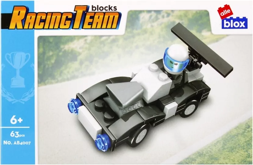 Klocki konstrukcyjne Alleblox Speed 61-66 elementów, mix - tantis.pl