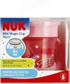 NUK. Mini Magic Cup. Night. Kubek. 160 ml. 6 miesięcy. Różowy - tantis.pl