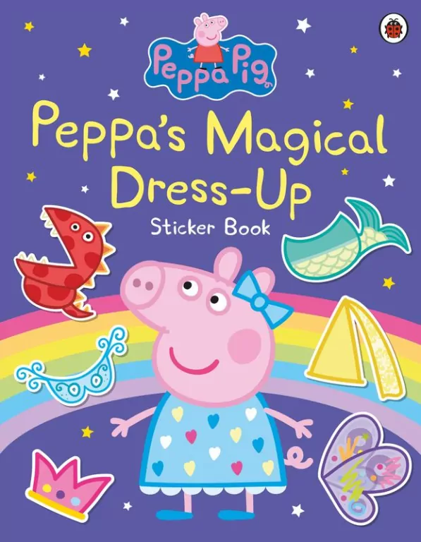 Peppa’s Magical Dress-Up Sticker Book. Peppa Pig wer. angielska - tantis.pl
