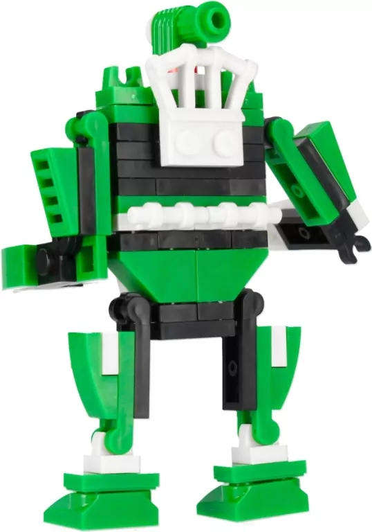 Klocki konstrukcyjne Alleblox RobotUnion 65el zielony - tantis.pl