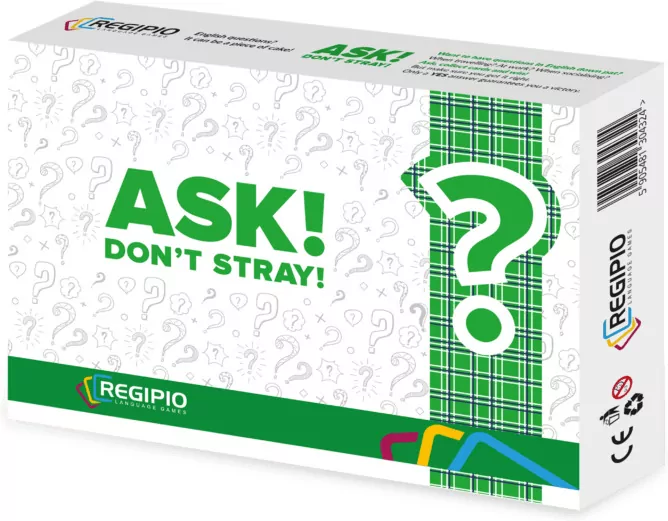 Ask! Don't Stray! Edukacyjna. Gra językowa. Regipio - tantis.pl