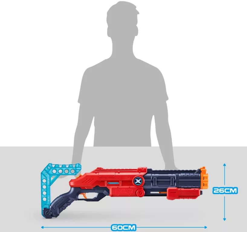 X-SHOT Excel Vigilante. Wyrzutnia 24 strzałki - tantis.pl