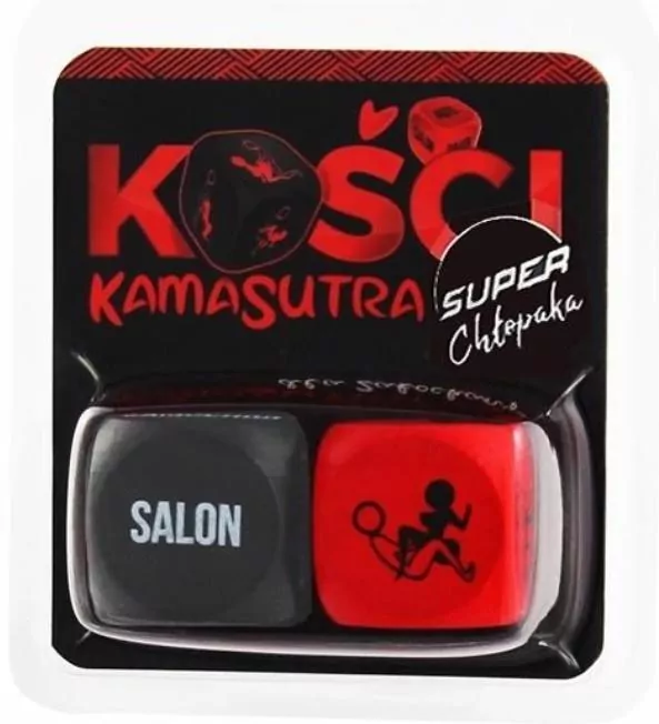 Kości Kamasutra Super Chłopaka (czerwono-czarne) - tantis.pl