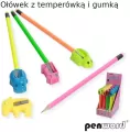 Ołówek temperówką i gumką (36szt) - tantis.pl