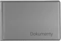 Okładka na dokumenty małe silver - tantis.pl