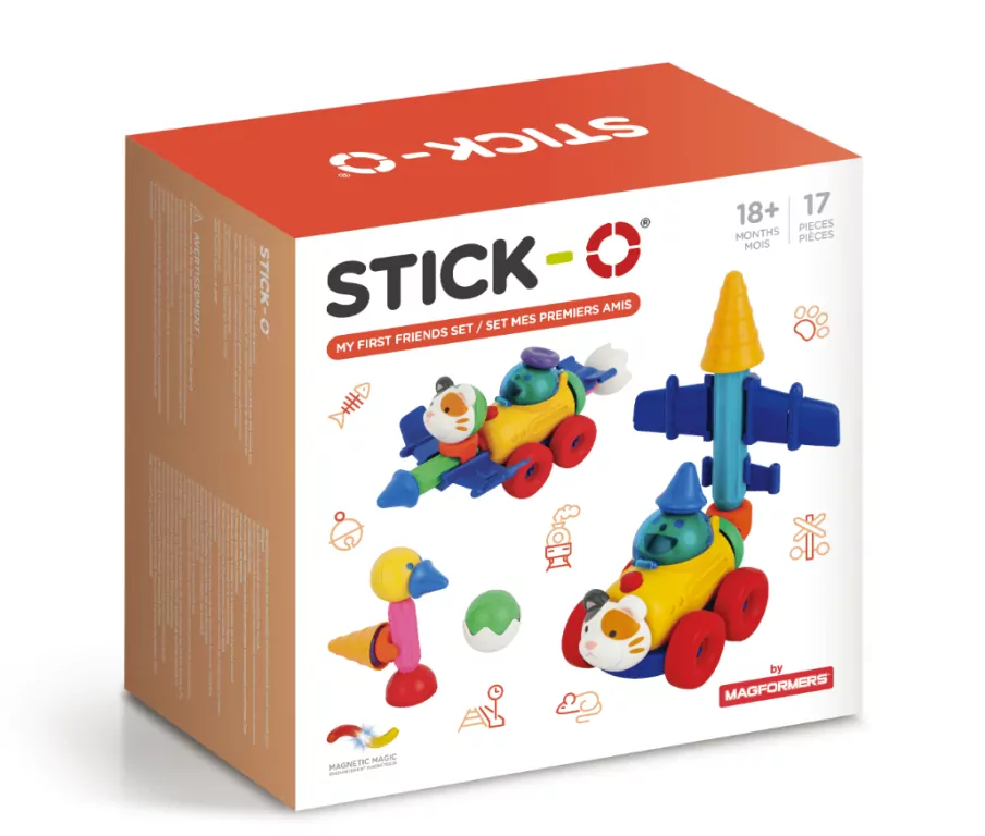 Magformers Stick-O Zestaw z przyjaciółmi 17el - tantis.pl