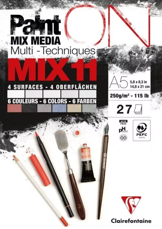 Blok A5 papierów mix11 250g 27ark - tantis.pl