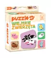 Puzzle Wiejskie Zwierzęta 2+ - tantis.pl