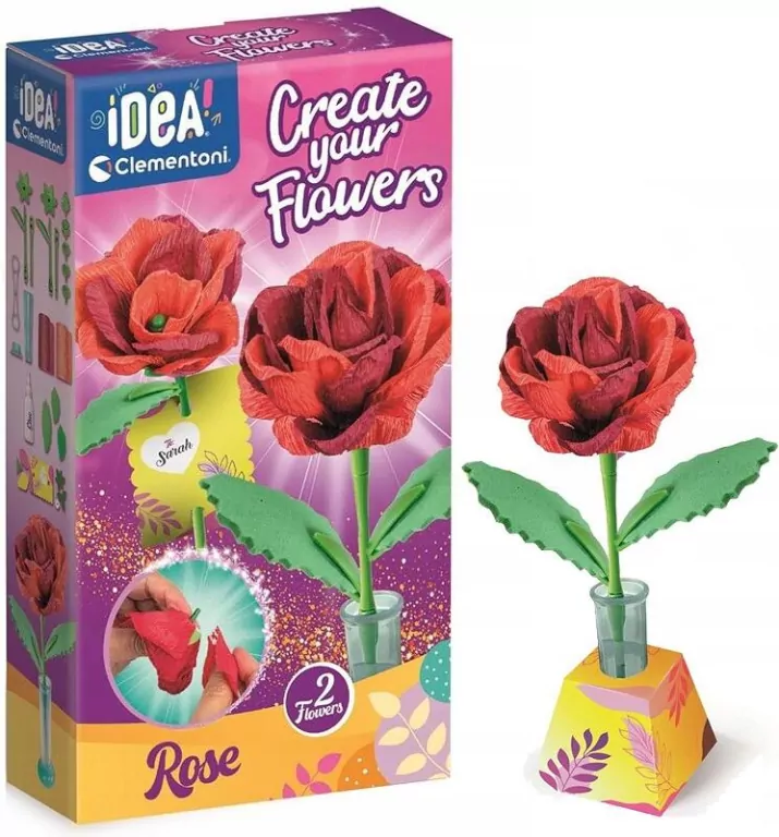 Mini Fabryka Kwiatów - Róża - tantis.pl