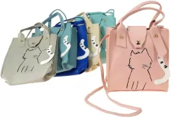 Torebka z wiązanym paskiem, mix