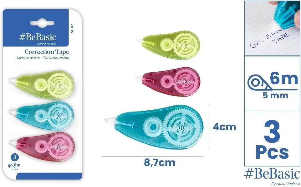 Korektor w taśmie 5mmx6m - tantis.pl