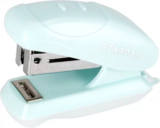 Zszywacz mini STK-300 pastel niebieski - tantis.pl