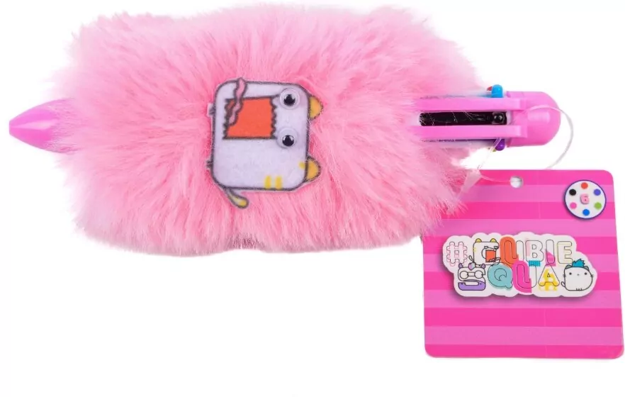 Długopis 6-kolorowy plusz mix CUBIE SQUAD - tantis.pl