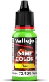 Vallejo: 72.104 - Game Color - Fluo - Green (18 ml) - tantis.pl