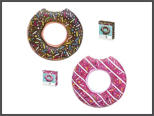 Koło do pływania donut 107cm MIX - tantis.pl