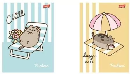 Zeszyt A4/32K kratka Pusheen (15szt) - tantis.pl