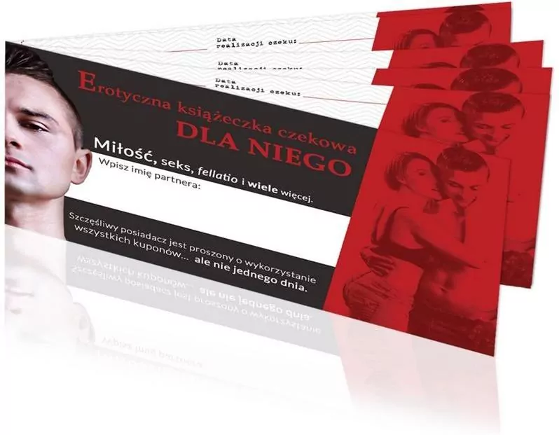 Książeczka czekowa dla Niego - tantis.pl