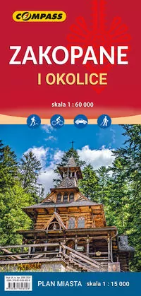 Mapa - Zakopane i okolice 1:60 000 - tantis.pl