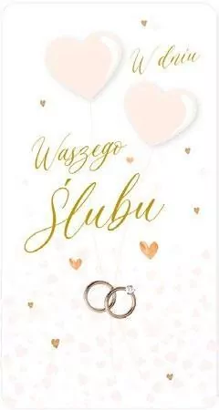 Karnet okolicznościowy. Ślub. Kukartka. Passion Cards - tantis.pl