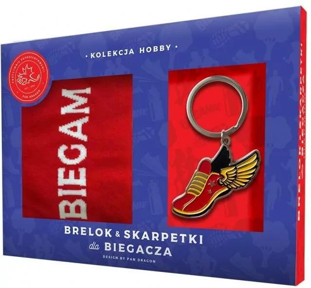 Zestaw brelok + skarpetki dla biegacza - tantis.pl