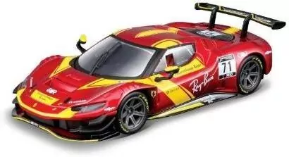 Ferrari Racing 296 GT3 2023 Red 1:43 BBURAGO - tantis.pl
