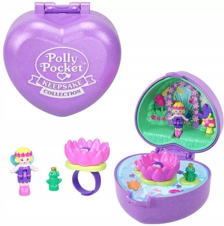 Polly Pocket Zestaw Serduszko z pierścionkiem - tantis.pl