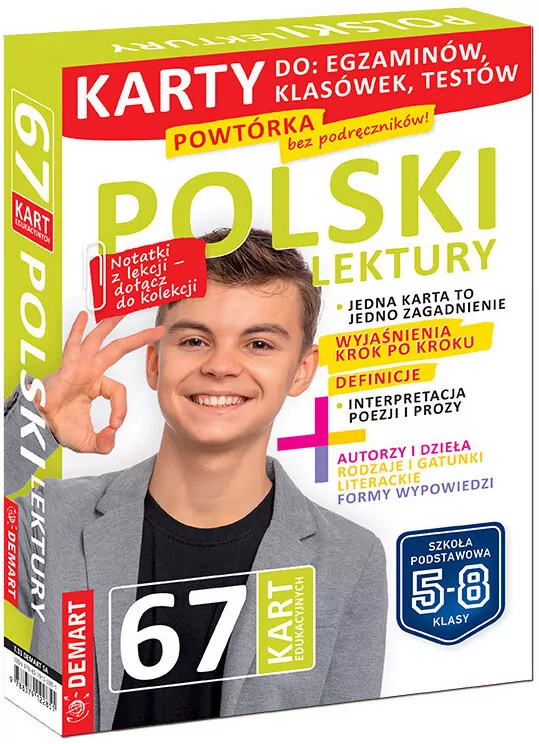 Język polski. Karty edukacyjne - tantis.pl