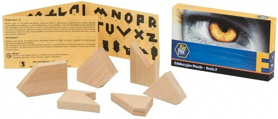 Puzzle drewniane. Seria F - tantis.pl
