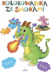 Kolorowanka ze smokami