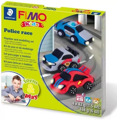 Zestaw Fimo Kids Form&Play 4 x 42g Auta