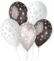 Balony Gemar Hel gwiazdy srebrne 33cm - tantis.pl