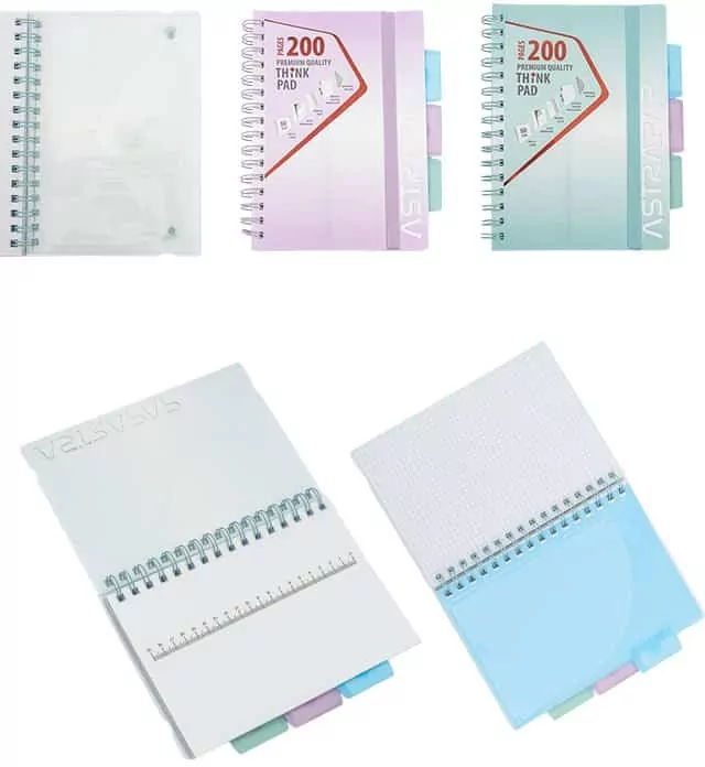 Kołozeszyt A5 PP 200k.kratka Ombre Pastel Line 1szt.mix - tantis.pl