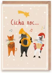 Kartka Bożonarodzeniowa Cicha noc...