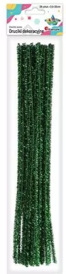 Druciki metalizowane zielone