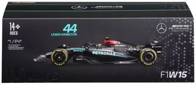 Formula With Helmet & Plastic Stand Mercedes-Amg - tantis.pl
