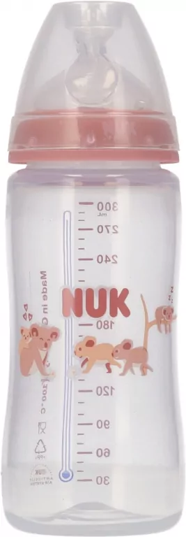 NUK. First Choice. Butelka. 300 ml. 3 miesięcy. Koala - tantis.pl