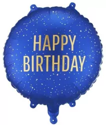 Balon foliowy pastylka Happy Birthday 35x35cm