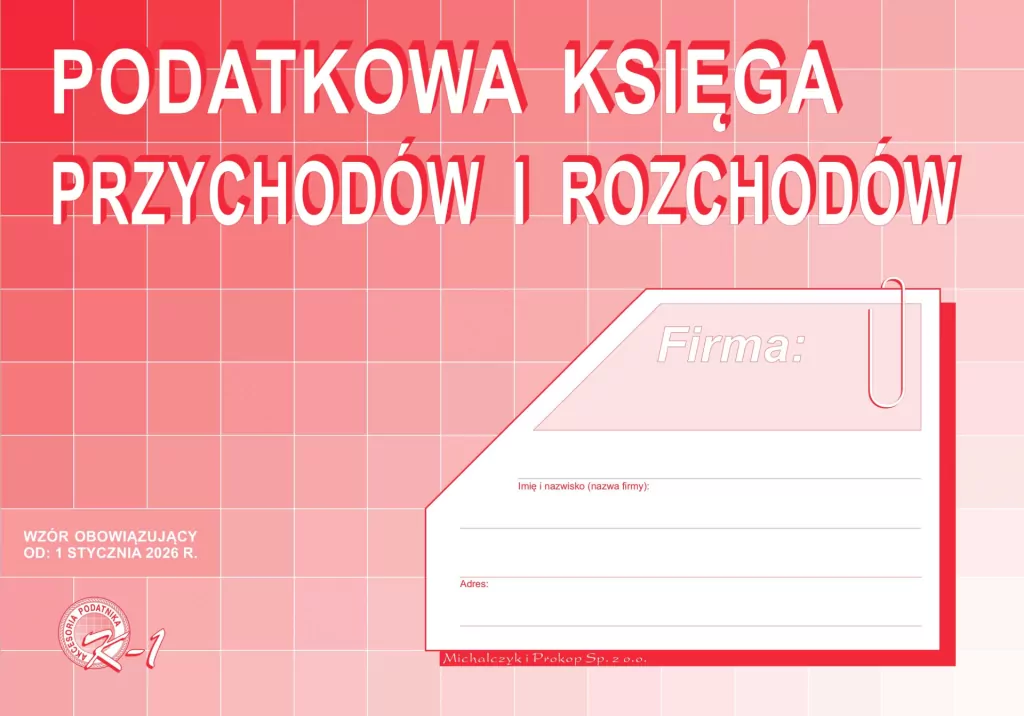 Podatkowa księga przychodów i rozchodów K-1 - tantis.pl