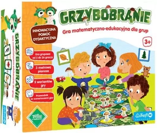 Grzybobranie. Gra planszowa dla grup TREFL - tantis.pl