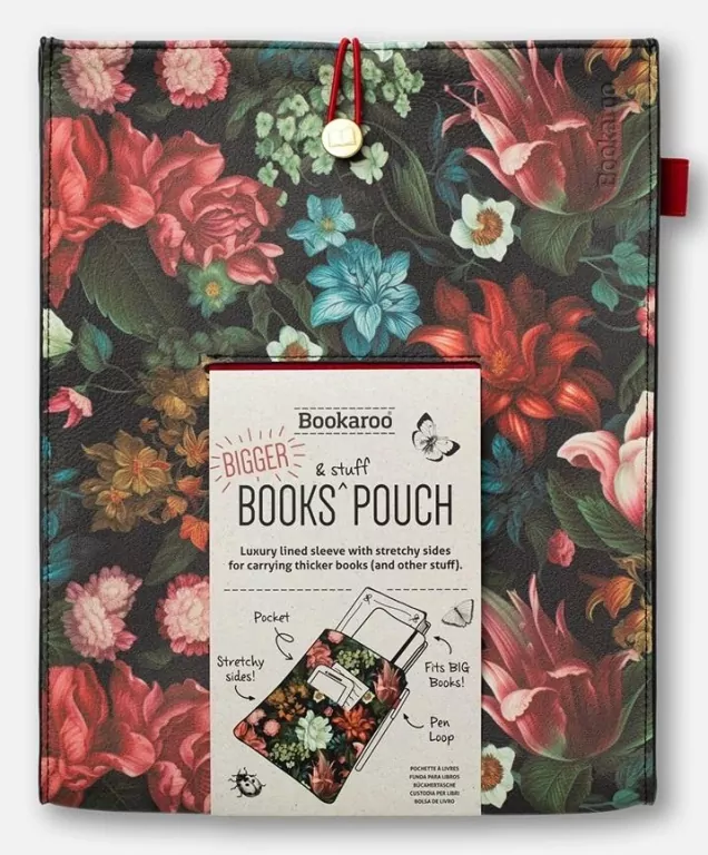 Bookaroo Books & Stuff etui na książkę Kwiaty - tantis.pl
